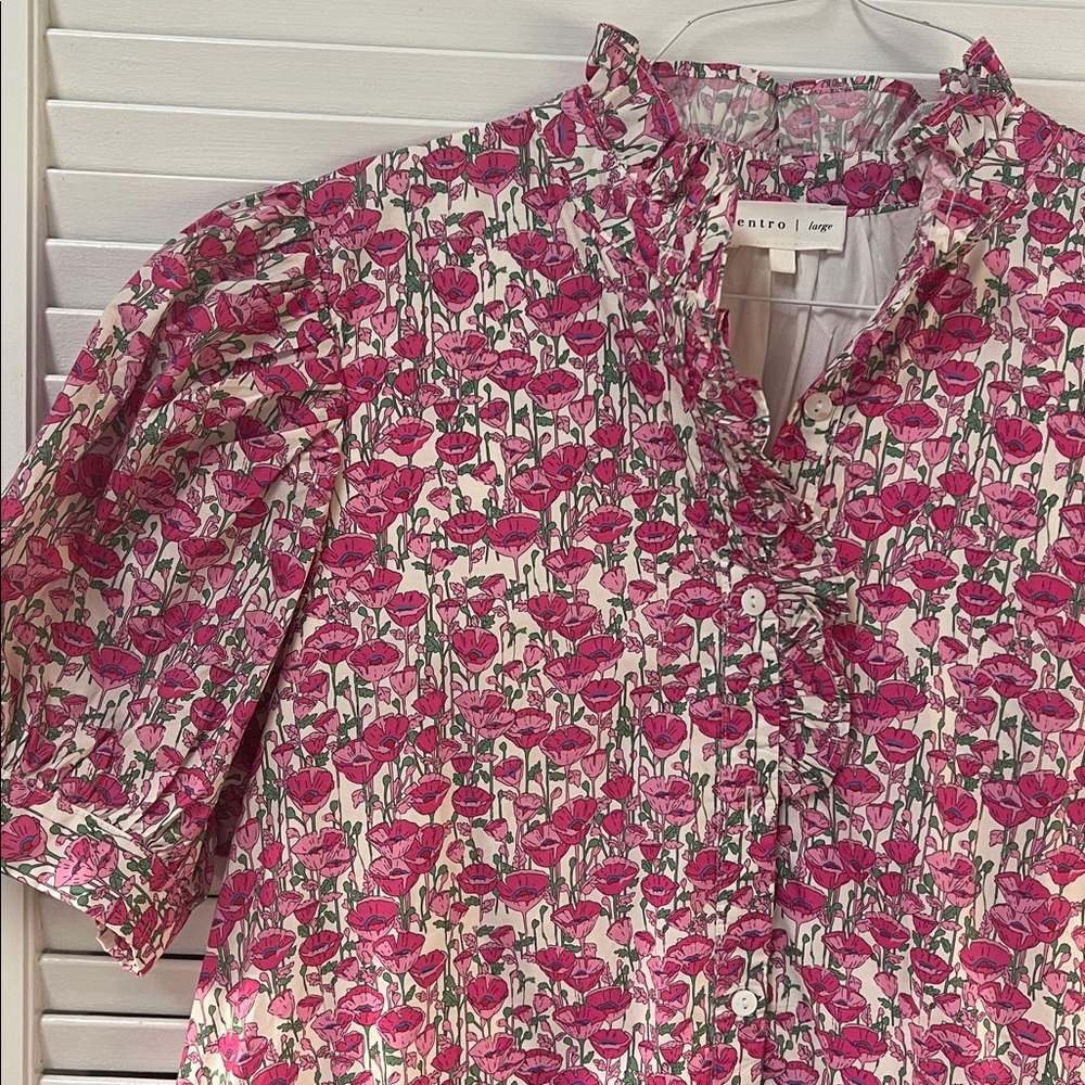 Entro Pink Floral Maxi Dress - Picture 4 of 4